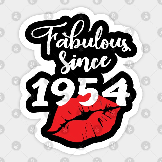 Fabulous since 1954 Sticker by ThanhNga